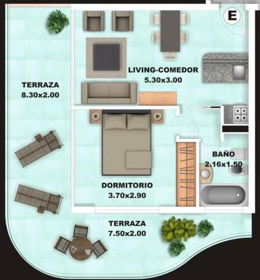 Categoria, Excelente Ubicacion Y Full Amenities! Daire Punta del Este Oda fotoğraf